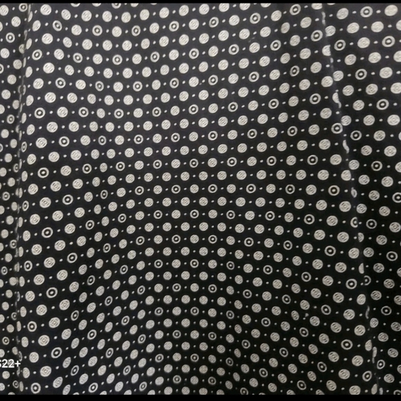 M13 Express Men's Black Button-Down W White Microdots Dress Shirt Long Sleeves - Picture 7 of 9